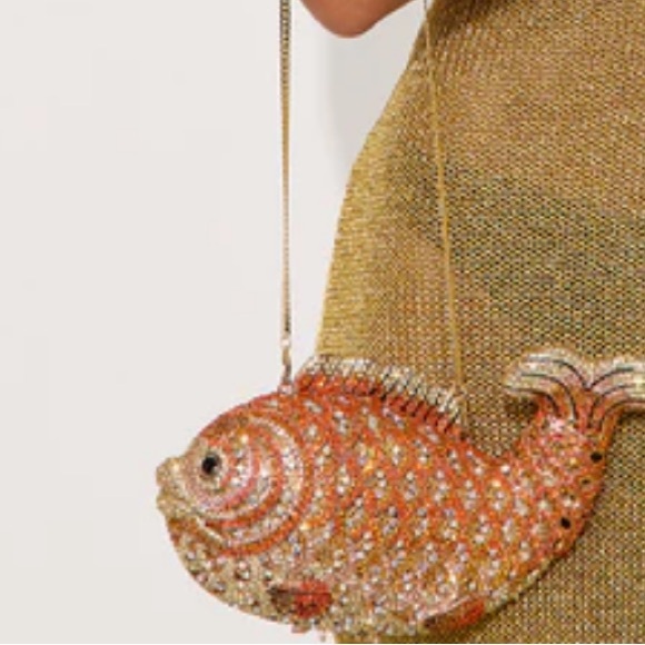 Crystal Koi Fish Statement Clutch - Picture 2 of 5